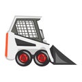 BobCat loader on white background - vector image Royalty Free Stock Photo