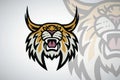 Bobcat Lynx Wildcat Angry Roaring Logo Esport Sports Mascot Vector Illustration Royalty Free Stock Photo