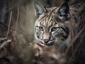 The bobcat is a small wild cat native to North America