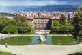 Boboli Gardens and Pitti Palace summer day in Florence Royalty Free Stock Photo