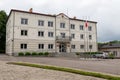 Bobolice, zachodniopomorskie / Polska - June 7, 2019: The seat of local authorities in a small town in Pomerania. A restored town Royalty Free Stock Photo