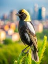 Bobolink bird angry city