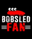 Bobsled fan graphic