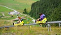 On the bobsled run