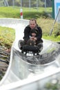 On the bobsled run