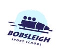 Bobsleigh school emblem.