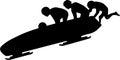 Bobsleigh Silhouette