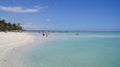 Boca Chica Beach, Caribbean. Dominican Republic. Royalty Free Stock Photo