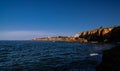 Boca do Inferno chasm aka Hell`s Mouth, Cascais, Portugal Royalty Free Stock Photo