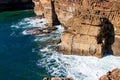 Boca do Inferno (Hell\'s Mouth) in Cascais, Portugal Royalty Free Stock Photo