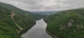 Bocac artificial lake in the canyon of the river Vrbas between the Manjaca and Cemernica mountains.