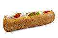 Bocata with mozzarella cheese Royalty Free Stock Photo