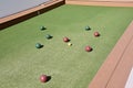 Bocce Ball Court Royalty Free Stock Photo