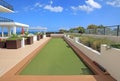 Bocce Ball Court Royalty Free Stock Photo