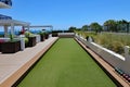 Bocce Ball Court and Terrace Royalty Free Stock Photo