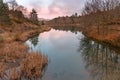 Bocco lake - Passo of the Bocco - Ligurian mountain Royalty Free Stock Photo