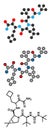 Boceprevir hepatitis C virus (HCV) drug molecule