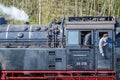 Bochum , Germany - April 18 2015 : Worker observing the activities at the railway main station