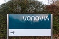 Bochum, North Rhine-Westphalia/germany - 21 11 18: vonovia sign in bochum germany