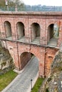 Bock casemates in Luxembourg Royalty Free Stock Photo