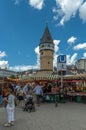 Bockenheimer fruit and vegetable market, weekly market on the Bockenheimer Warte, Frankfurt, Germany