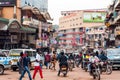 Busy intersection, downtowm Kampala, Uganda