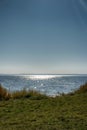 Bodden on Fischland in back light Royalty Free Stock Photo