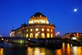 Bode museum in Berlin at night Royalty Free Stock Photo
