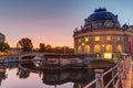 The Bode-Museum in Berlin at sunrise Royalty Free Stock Photo