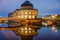 The Bode Museum on the Museum Island at dawn Royalty Free Stock Photo