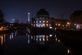 The Bode Museum at night. Royalty Free Stock Photo