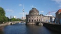 The Bode Museum - popular landmark on Museum Island in Berlin - CITY OF BERLIN, GERMANY - MAY 21, 2018