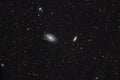 Bode`s Galaxy M81 and M82 Royalty Free Stock Photo