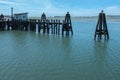 Bodega Bay pier Royalty Free Stock Photo