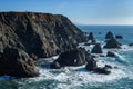 Bodega Head, Sonoma Coast State Park coastal cliffs Royalty Free Stock Photo