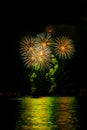 BODENSEE FIREWORK Royalty Free Stock Photo
