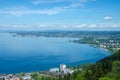 Bodensee from the nearby mountain Royalty Free Stock Photo