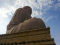 Bodh gaya: The Giant Buddha Statue Royalty Free Stock Photo