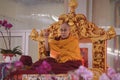 Dalai Lama in Bodhgava in 2018.