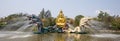 Bodhisattva Avalokitesvara Kuan-Yin Performing a Miracle in Ancient City Park, Muang Boran, Samut Prakan province, Thailand