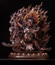 Bodhisattva Vadzrapani is Buddha`s defender in an angry image