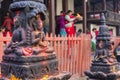 Bodhnath stupa in Kathmandu, Nepal.