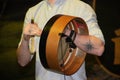 Bodhran, an Irish musical instrument