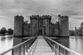 Bodiam Castle, Black and White