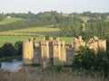 Bodiam Castle, East Sussex Royalty Free Stock Photo