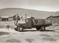 Bodie Goldmine with Lorry Royalty Free Stock Photo