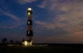 Bodie Island Lighthouse at night Royalty Free Stock Photo