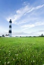 Bodie Island Lighthouse at dusk Royalty Free Stock Photo