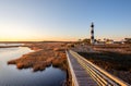 Bodie Island Lighthouse is located at the northern end of Cape Hatteras National Seashore, North Carolina , USA. Royalty Free Stock Photo