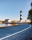 Bodie Island Lighthouse is located at the northern end of Cape Hatteras National Seashore, North Carolina , USA. Royalty Free Stock Photo